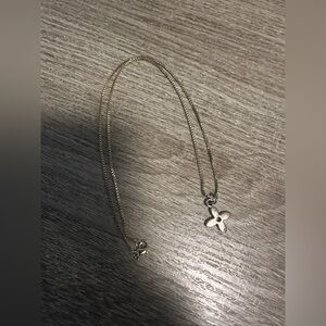 ✨Used Louis Vuitton Pendent w Gold Plated Box Necklace